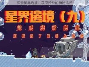 探索星界边境：获取婚纱的神秘途径