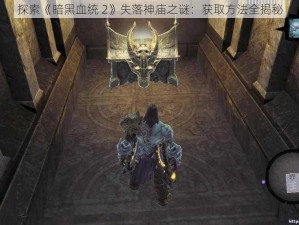 探索《暗黑血统 2》失落神庙之谜：获取方法全揭秘