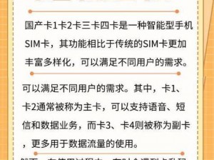 国产成熟一卡 2 卡 3 卡 4 卡，为什么选择它？如何使用？有哪些优势？