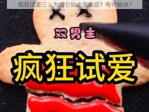 疯狂试爱三：为何它如此受欢迎？有何秘诀？