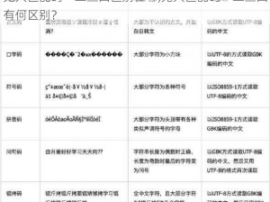 无人区乱码一二三四区别在哪,无人区乱码一二三四有何区别？