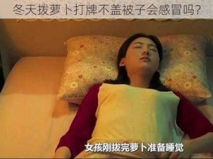 冬天拨萝卜打牌不盖被子会感冒吗？