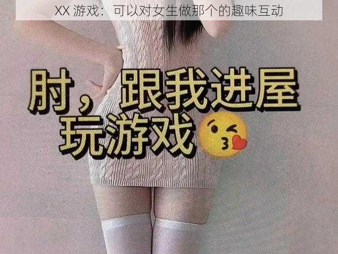 XX 游戏：可以对女生做那个的趣味互动