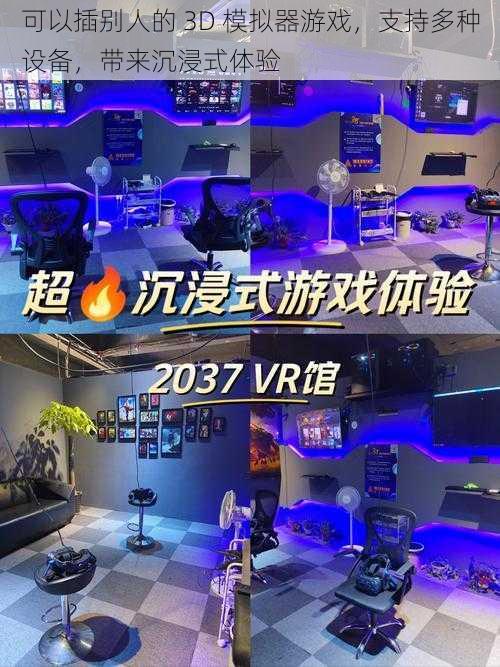 可以插别人的 3D 模拟器游戏，支持多种设备，带来沉浸式体验