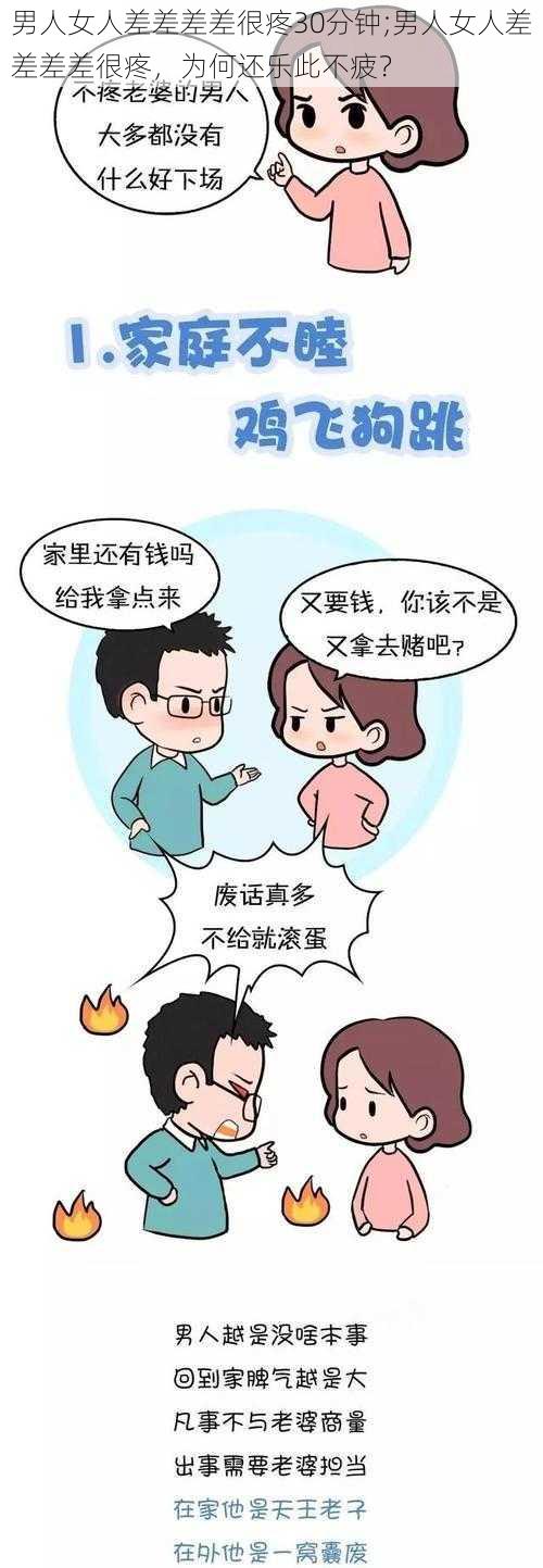 男人女人差差差差很疼30分钟;男人女人差差差差很疼，为何还乐此不疲？