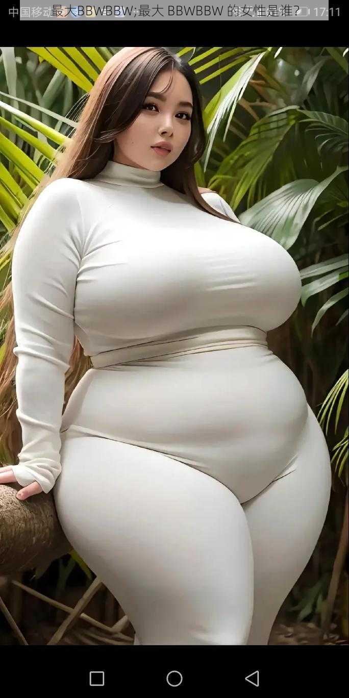 最大BBWBBW;最大 BBWBBW 的女性是谁？