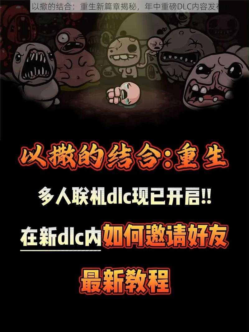 《以撒的结合：重生新篇章揭秘，年中重磅DLC内容发布》