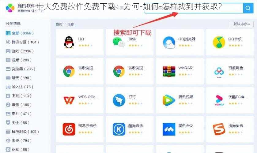十大免费软件免费下载：为何-如何-怎样找到并获取？
