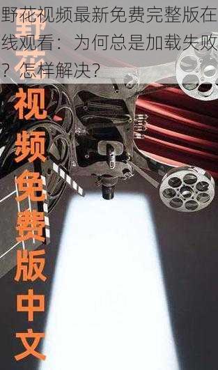 野花视频最新免费完整版在线观看：为何总是加载失败？怎样解决？