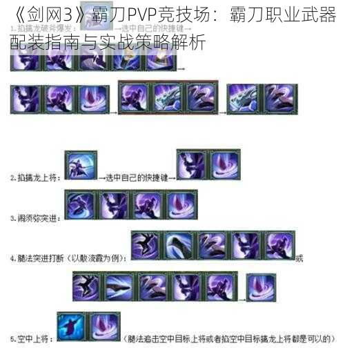 《剑网3》霸刀PVP竞技场：霸刀职业武器配装指南与实战策略解析