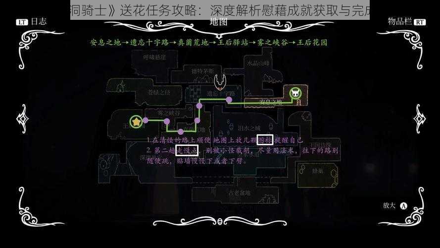 《空洞骑士》送花任务攻略：深度解析慰藉成就获取与完成之道