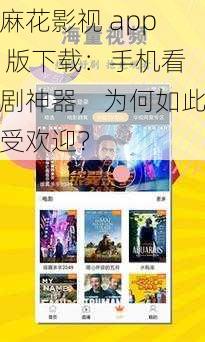 麻花影视 app 版下载：手机看剧神器，为何如此受欢迎？