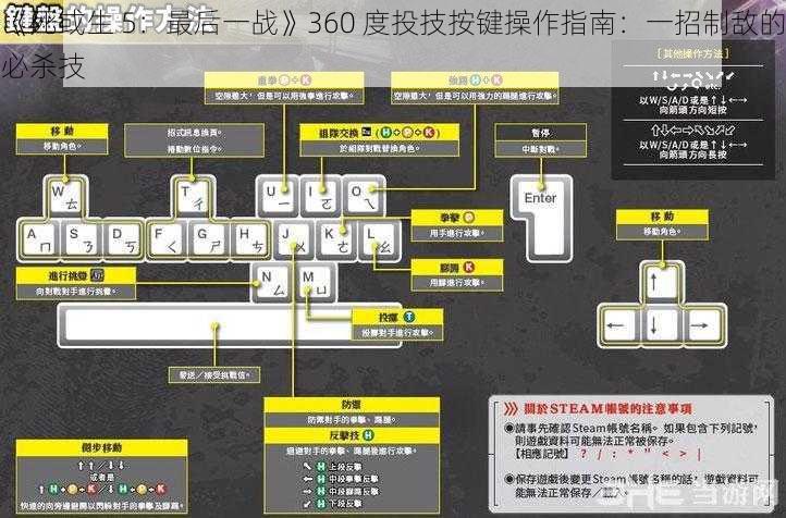 《死或生 5：最后一战》360 度投技按键操作指南：一招制敌的必杀技