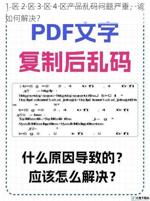 1 区 2 区 3 区 4 区产品乱码问题严重，该如何解决？