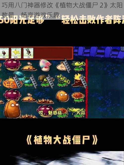 巧用八门神器修改《植物大战僵尸 2》太阳数量，畅享游戏乐趣