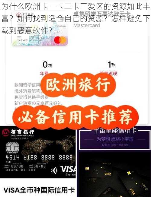 为什么欧洲卡一卡二卡三爱区的资源如此丰富？如何找到适合自己的资源？怎样避免下载到恶意软件？