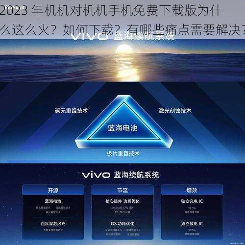 2023 年机机对机机手机免费下载版为什么这么火？如何下载？有哪些痛点需要解决？