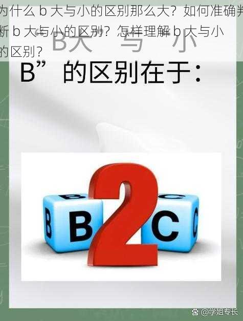 为什么 b 大与小的区别那么大？如何准确判断 b 大与小的区别？怎样理解 b 大与小的区别？