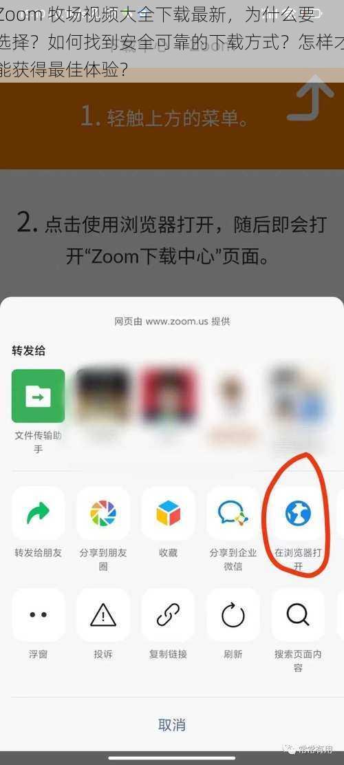 Zoom 牧场视频大全下载最新，为什么要选择？如何找到安全可靠的下载方式？怎样才能获得最佳体验？