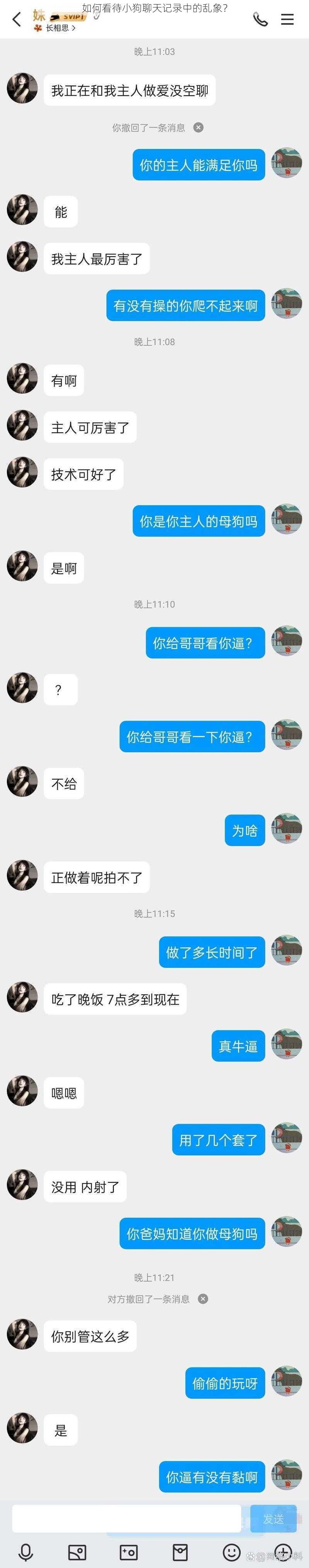 如何看待小狗聊天记录中的乱象？