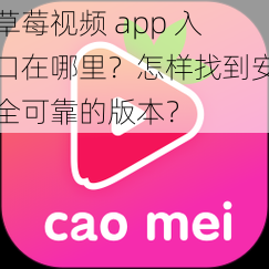 草莓视频 app 入口在哪里？怎样找到安全可靠的版本？