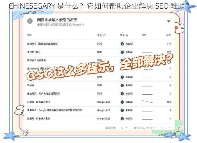 CHINESEGARY 是什么？它如何帮助企业解决 SEO 难题？