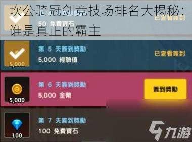 坎公骑冠剑竞技场排名大揭秘：谁是真正的霸主