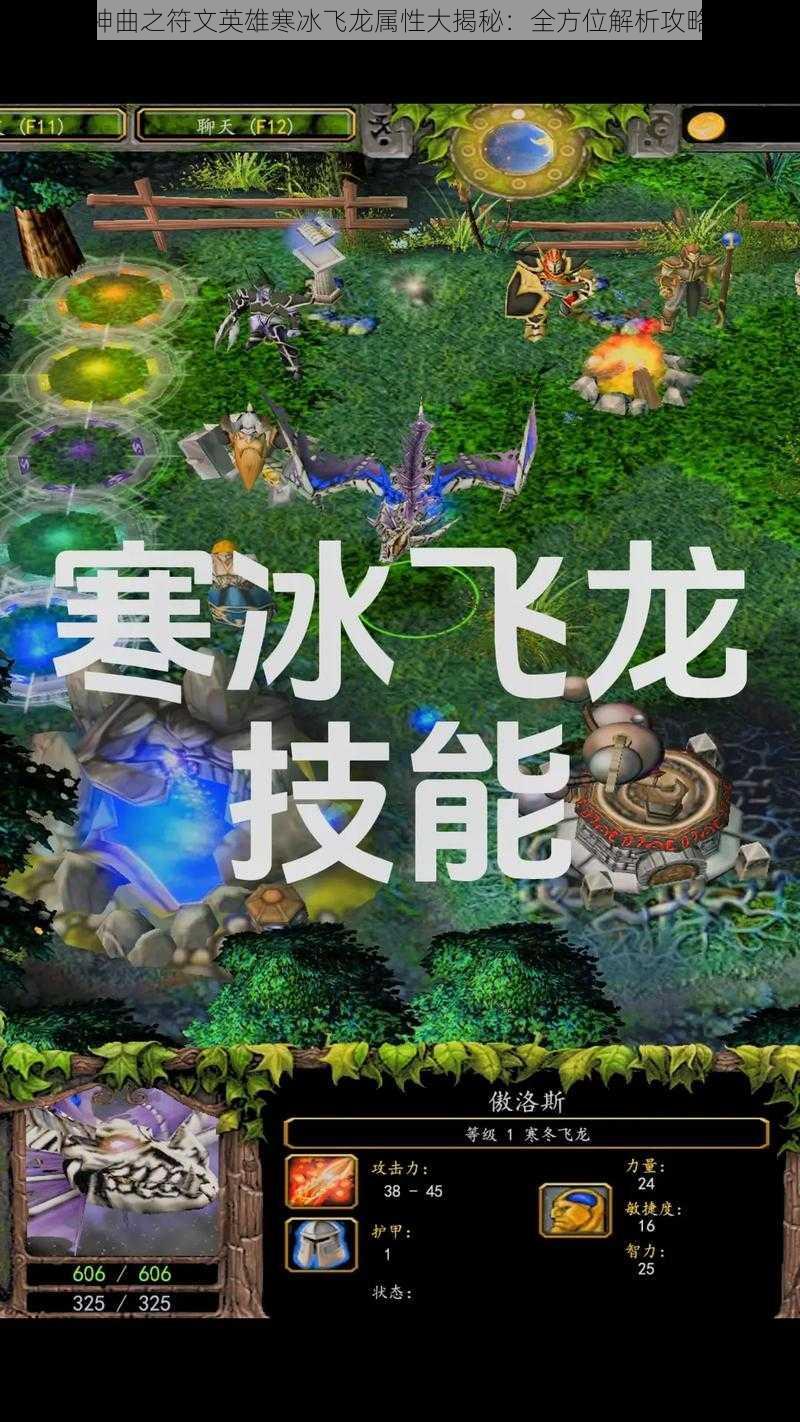 神曲之符文英雄寒冰飞龙属性大揭秘：全方位解析攻略