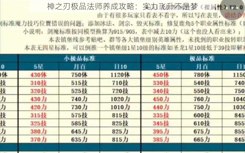 神之刃极品法师养成攻略：实力飞升不是梦