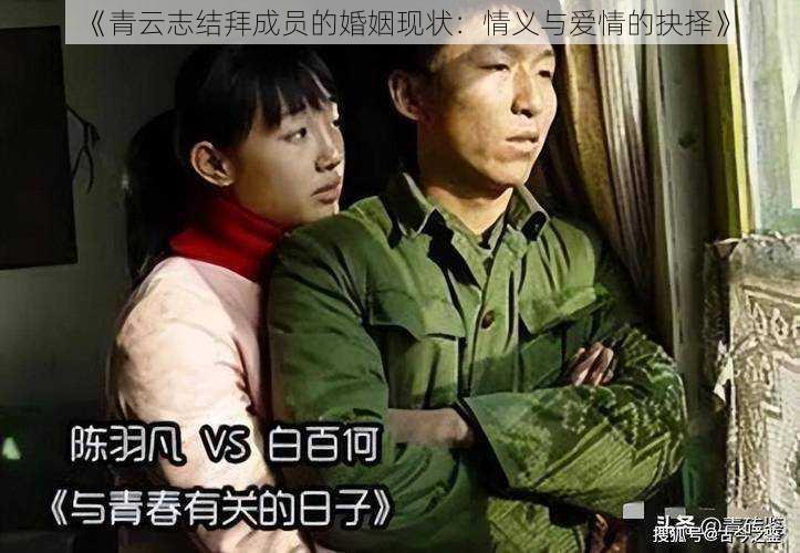 《青云志结拜成员的婚姻现状：情义与爱情的抉择》